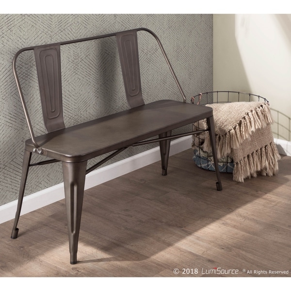 Carbon Loft Samira Industrial Metal Bench - N/A. Opens flyout.