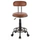 preview thumbnail 13 of 29, Carbon Loft Florence Adjustable Task Chair Medium Brown Faux Leather/Antique