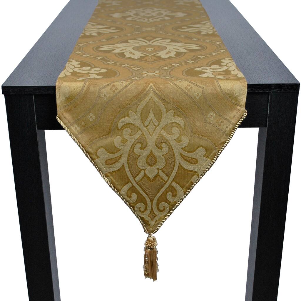 Sherry Kline Champlain Gold Table Runner