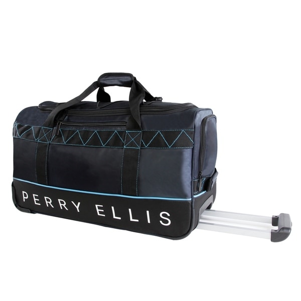 Shop Perry Ellis A324 24-inch Lightweight Rolling Duffel - Free Shipping Today - Overstock ...