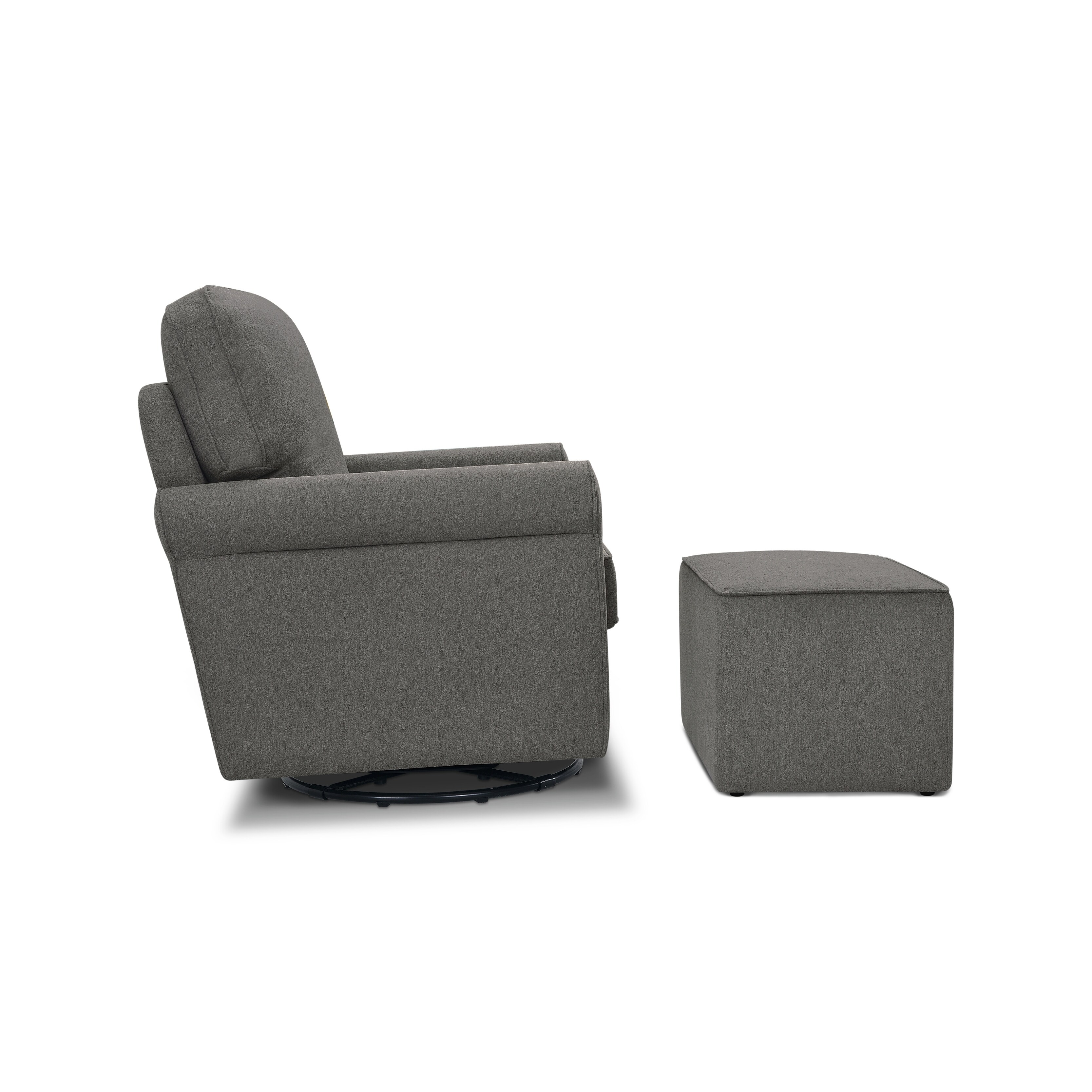 maya swivel glider and ottoman