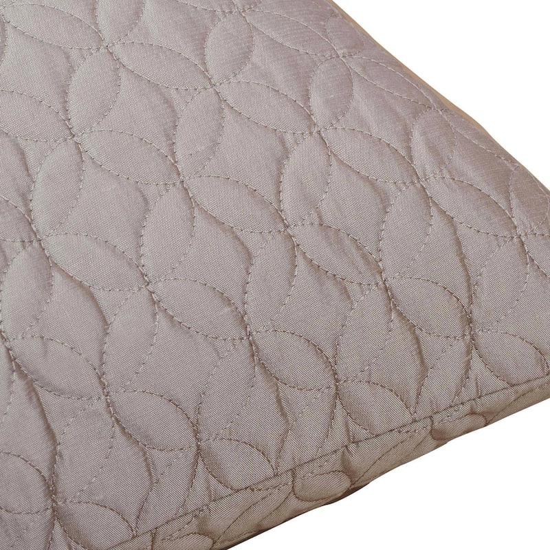 Marquesa Circle Embroidered Silk 2 Piece Pillow Shell Set, NO INSERT