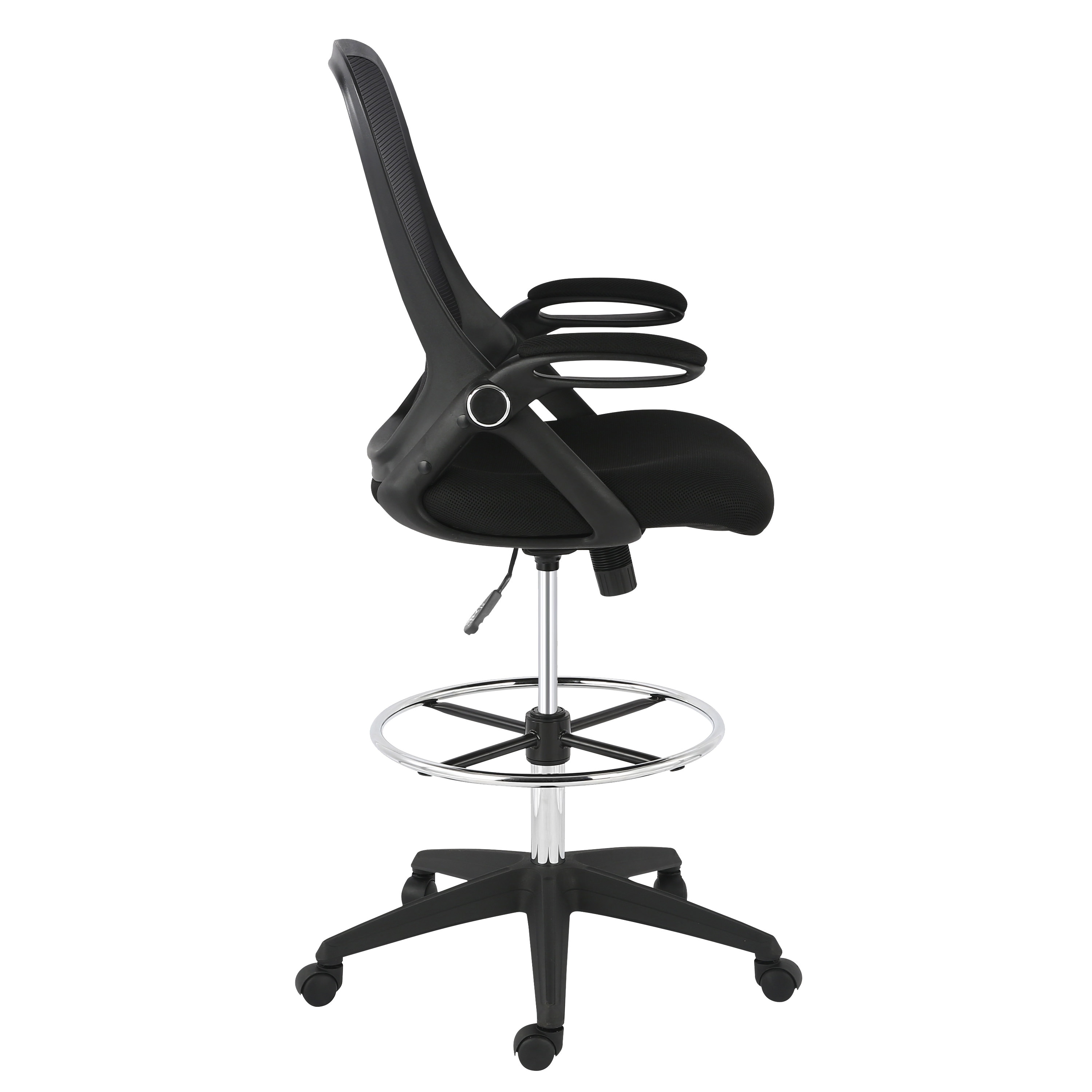 Black Poly and Bark Sadia Office Chair in Mesh Home Office Chairs Home