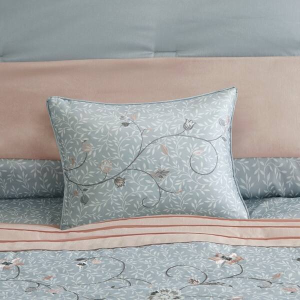 Shop Madison Park Belle Embroidered 7 Piece Comforter Set On