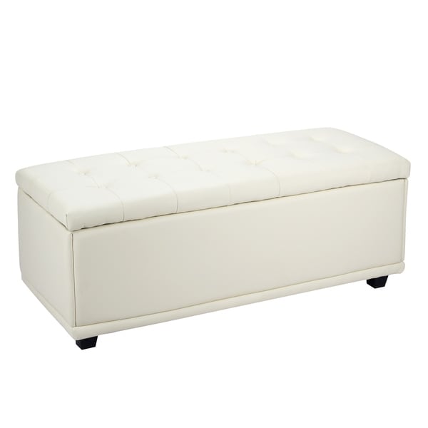 Porthos Home Large Rectangular Faux Leather Storage Ottoman And Porthos Home Large Rectangular Faux Leather Storage Ottoman And Bench