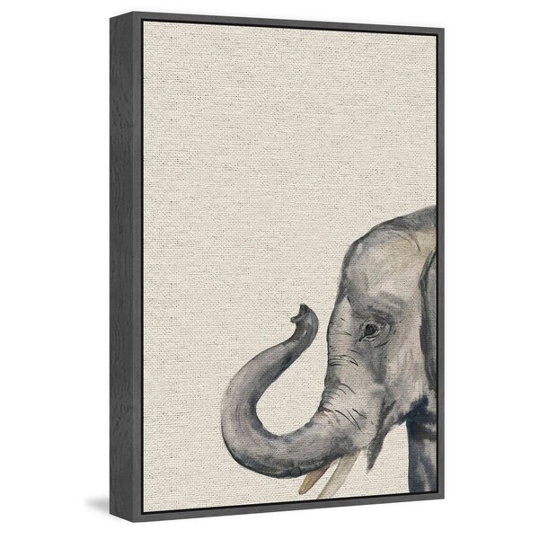 Marmont Hill - Handmade Gentle Giant Floater Framed Print on Canvas