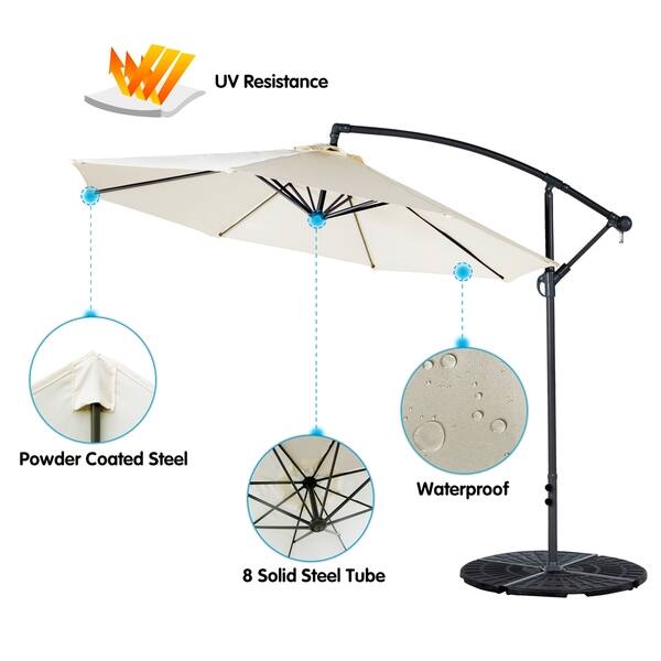 Transparent And Water Proof Patio Umbrella Cover 10 Feet Patio Lawn Garden Umbrella Covers