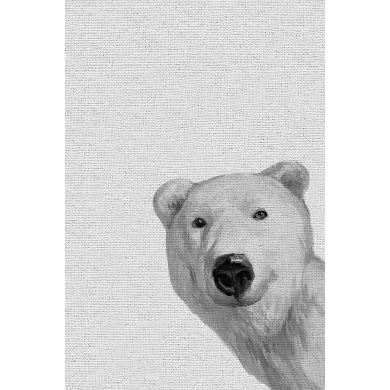 What Up Bear?' Painting Print on Wrapped Canvas - Multi-color