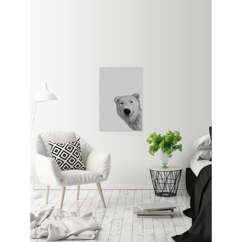 What Up Bear?' Painting Print on Wrapped Canvas - Multi-color