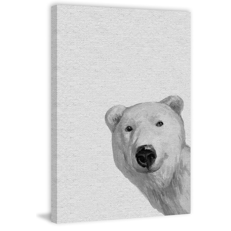 What Up Bear?' Painting Print on Wrapped Canvas - Multi-color