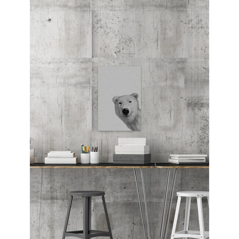 What Up Bear?' Painting Print on Wrapped Canvas - Multi-color