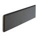 Glazed Ceramic 3x12-inch Bullnose in Black - 3x12