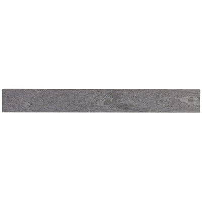 Quartzite Inspired 3x24-inch Bullnose in Global Gray - 3x24
