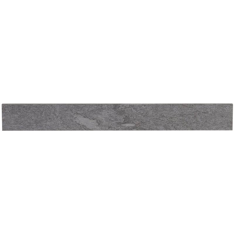 Quartzite Inspired 3x24-inch Bullnose in Global Gray - 3x24
