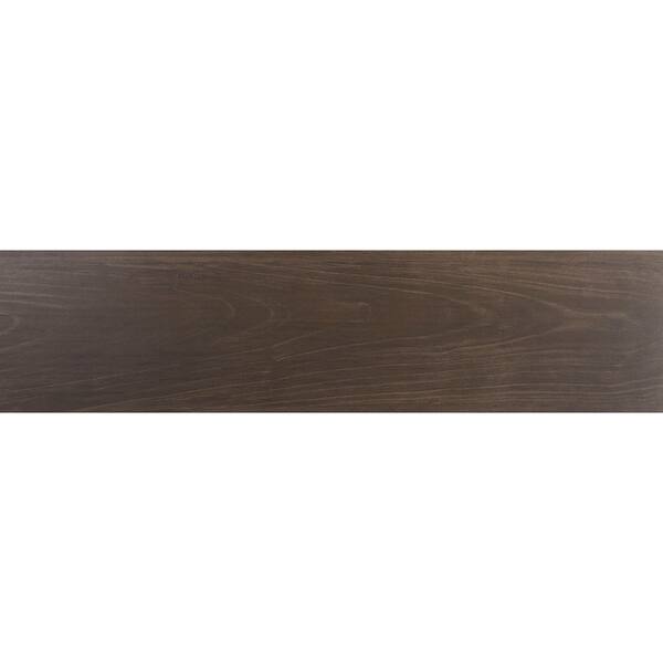 Sophisticated Wood Look 9x36-inch Porcelain Floor Tile in Blackwood ...