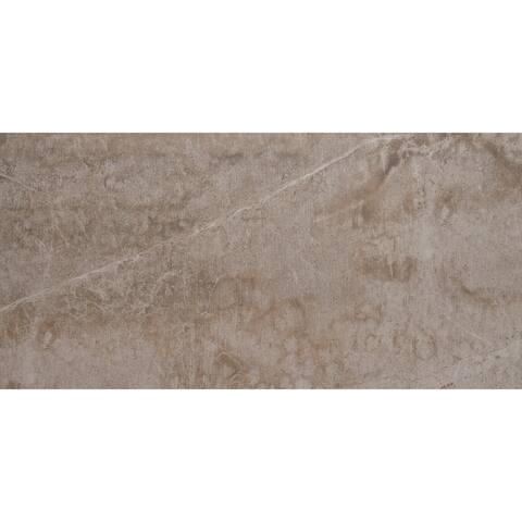 Stained Concrete Effect 12x24-inch Unpolished Floor Tile in Cosmo - 12x24