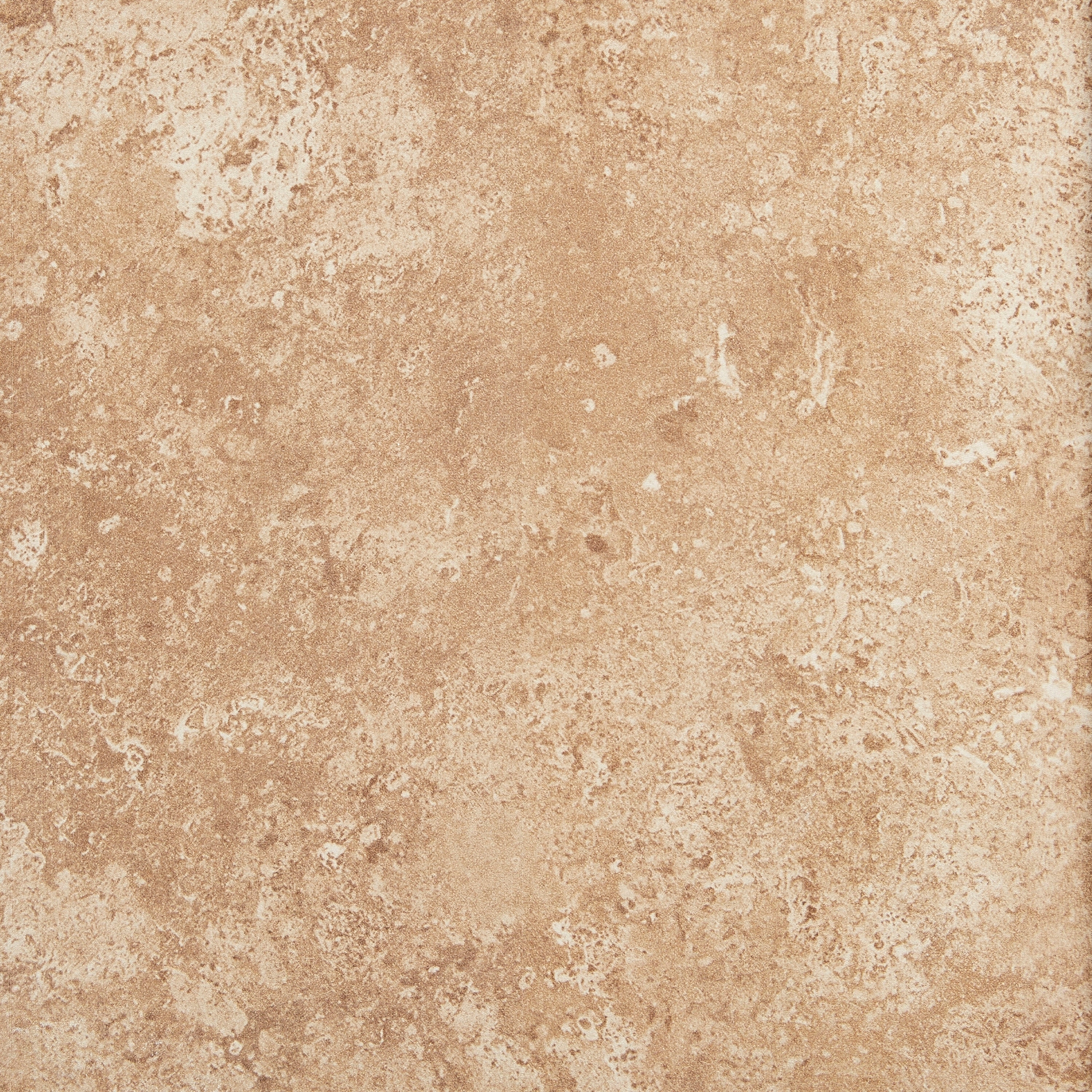 Travertine Replica 12x12 Inch Ceramic Floor Tile In Truffle Ceramic Field