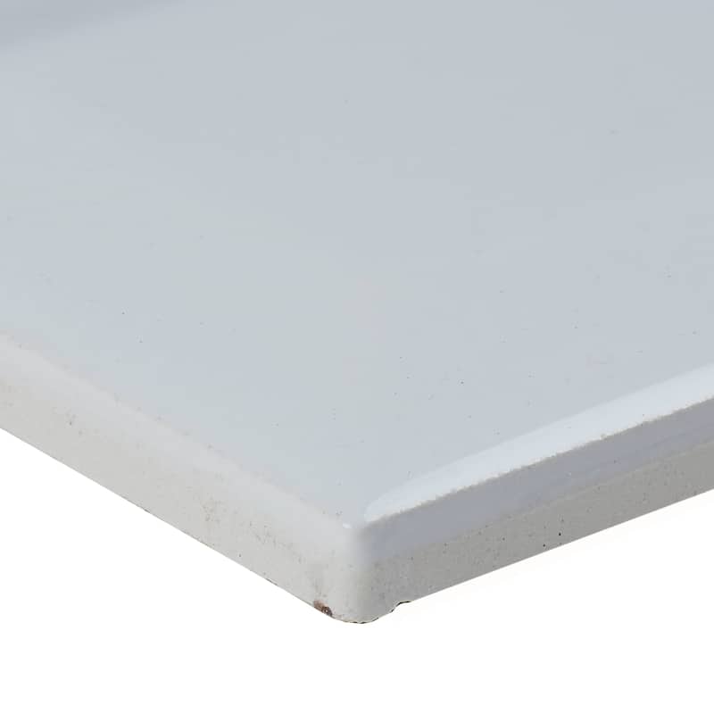 Classic Ceramic 3x6-inch Bevel Wall Tile in Arctic White - 3x6