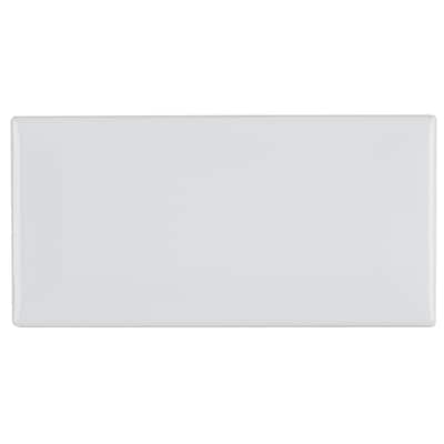 Classic Ceramic 3x6-inch Bevel Wall Tile in Arctic White - 3x6