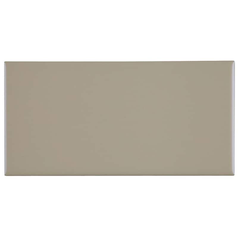 Sophisticated 4x8-inch Glazed Ceramic Field Tile in Matte Architectural Gray - 4x8