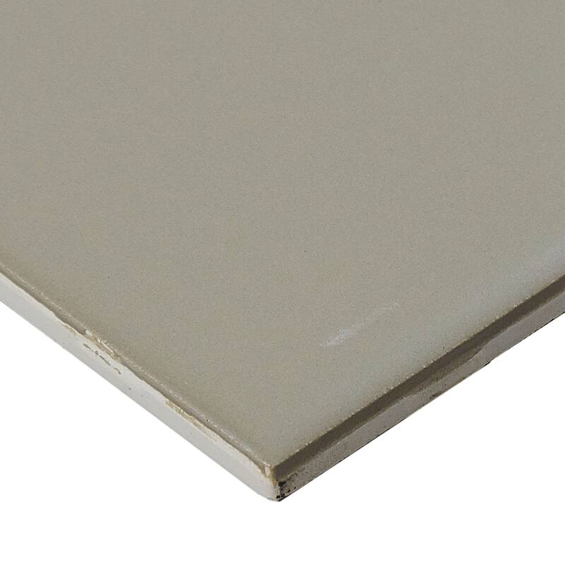 Sophisticated 4x8-inch Glazed Ceramic Field Tile in Matte Architectural Gray - 4x8