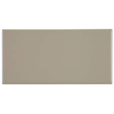 Sophisticated 4x8-inch Glazed Ceramic Field Tile in Matte Architectural Gray - 4x8