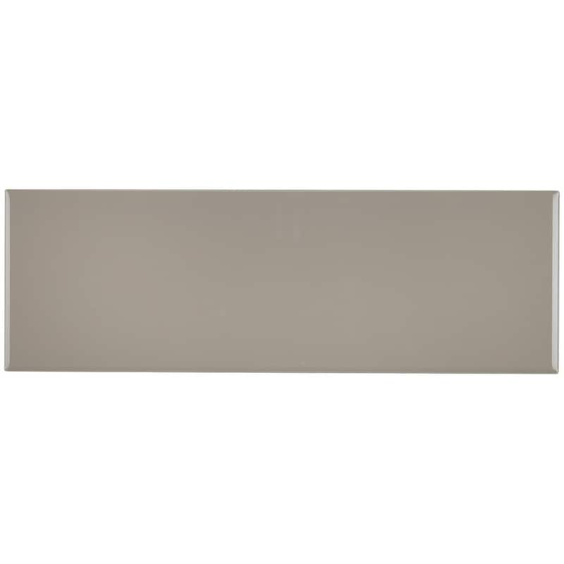 Sophisticated 4x12-inch Glazed Ceramic Field Tile in Architectural Gray - 4x12