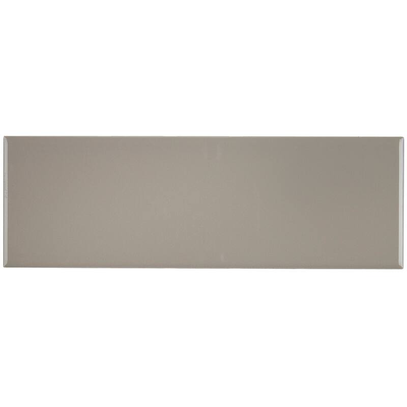 Sophisticated 4x12-inch Glazed Ceramic Field Tile in Architectural Gray - 4x12