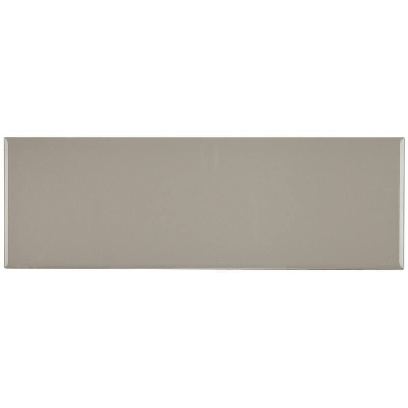 Sophisticated 4x12-inch Glazed Ceramic Field Tile in Architectural Gray - 4x12