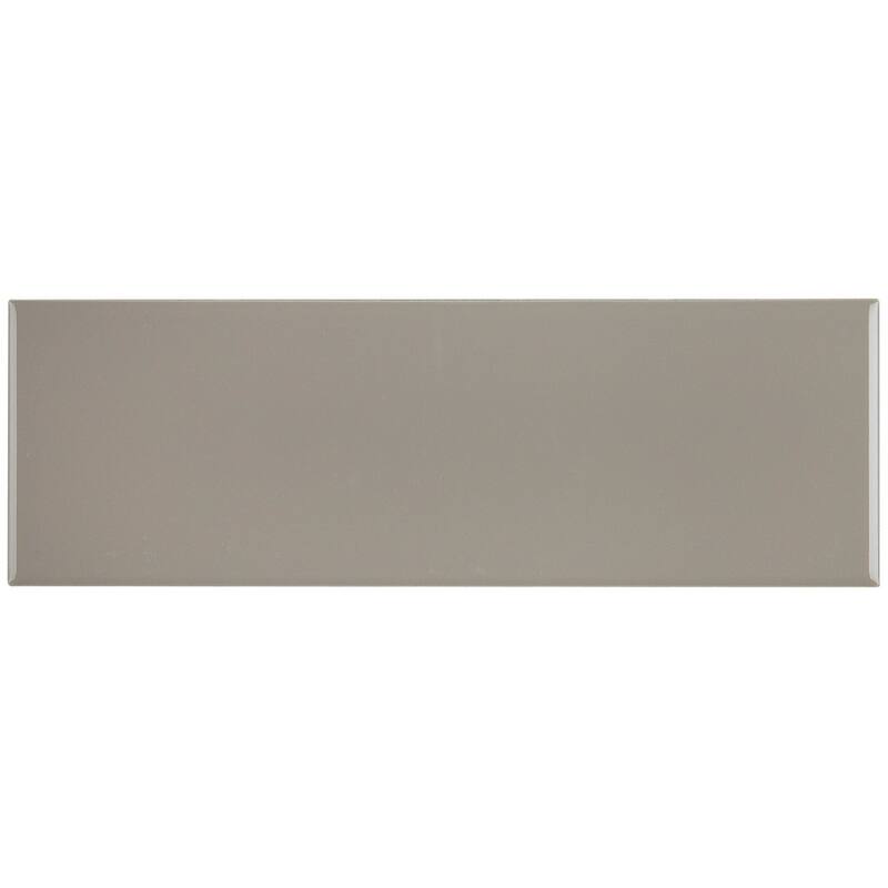Sophisticated 4x12-inch Glazed Ceramic Field Tile in Architectural Gray - 4x12