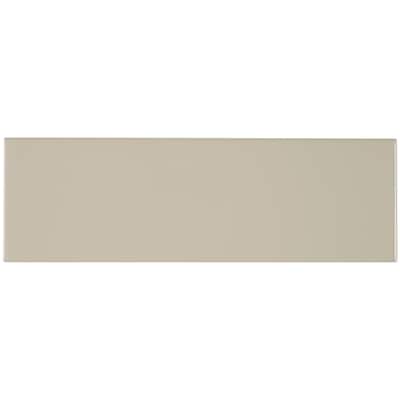 Sophisticated 4x12-inch Glazed Ceramic Field Tile in Urban Putty - 4x12