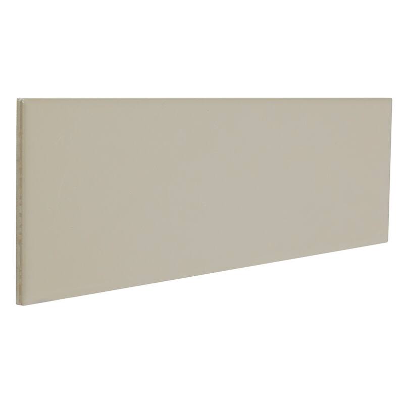 Sophisticated 4x12-inch Glazed Ceramic Field Tile in Urban Putty - 4x12