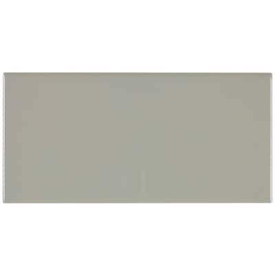 Sophisticated 4x8-inch Glazed Ceramic Field Tile in Architectural Gray - 4x8