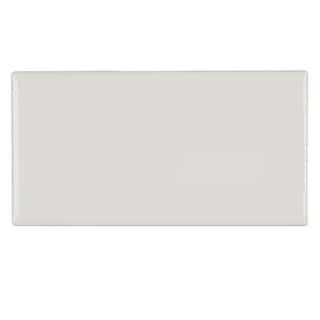 Classic Ceramic 3x6 Inch Bevel Wall Tile In White 3x6 Bed Bath   P26591600 