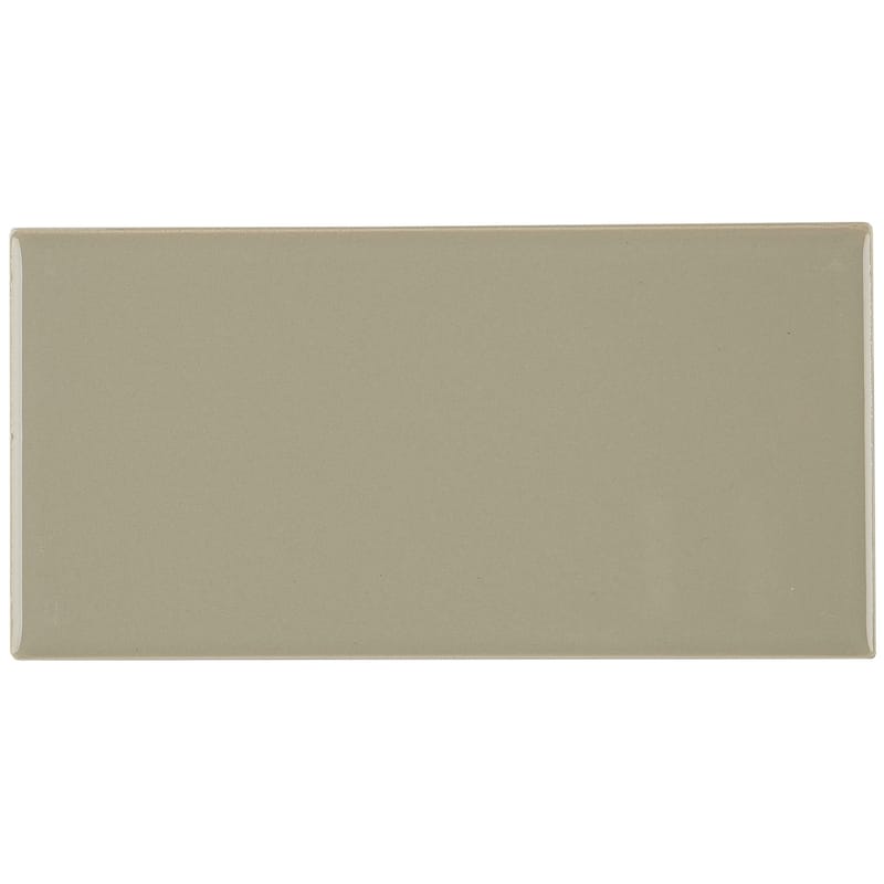 Classic Ceramic 3x6-inch Wall Tile in Architectural Gray - 3x6