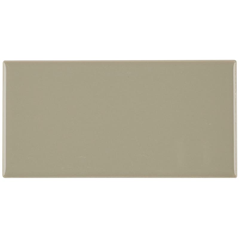 Classic Ceramic 3x6-inch Wall Tile in Architectural Gray - 3x6