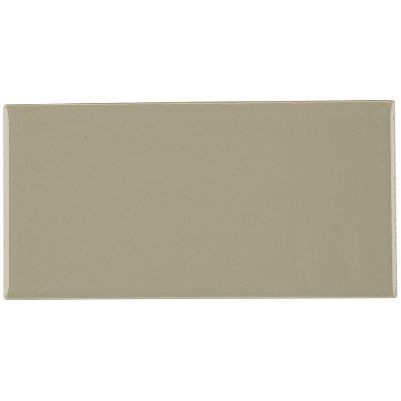 Classic Ceramic 3x6-inch Wall Tile in Architectural Gray - 3x6