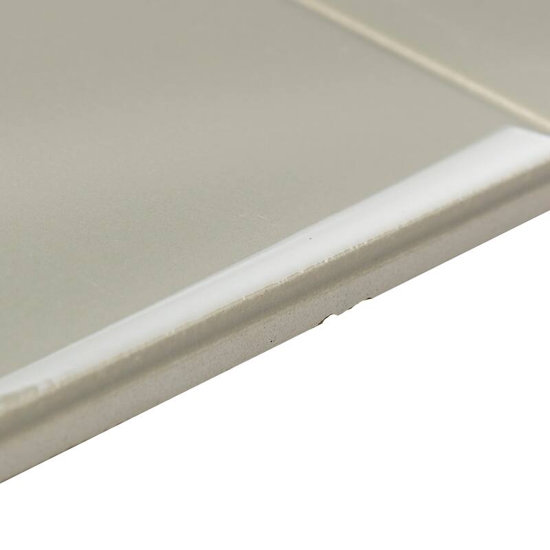 Classic Ceramic 3x6-inch Wall Tile in Architectural Gray - 3x6