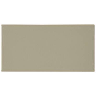 Classic Ceramic 3x6-inch Wall Tile in Architectural Gray - 3x6