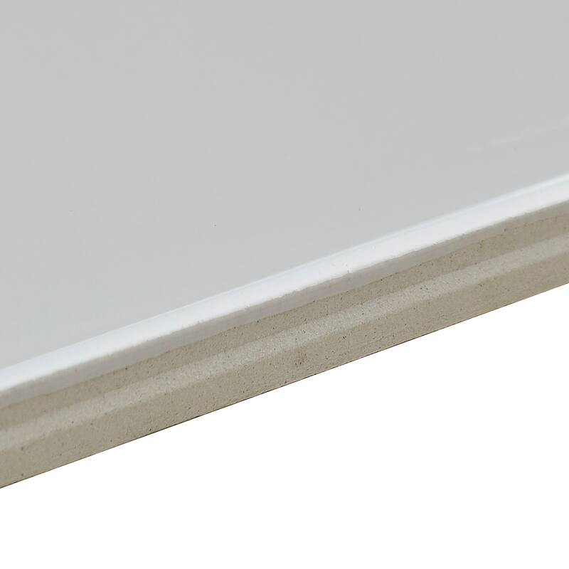 Classic Ceramic 3x6-inch Bullnose 3-inch side in White - 3x6