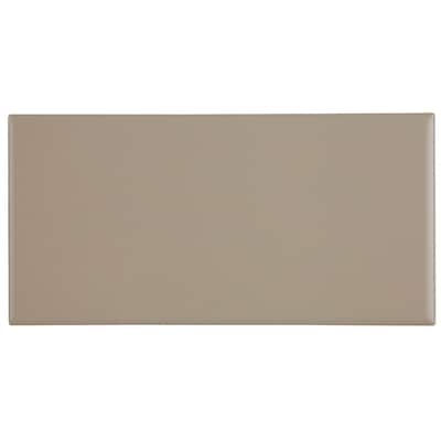 Sophisticated 4x8-inch Glazed Ceramic Field Tile in Matte Urban Putty - 4x8