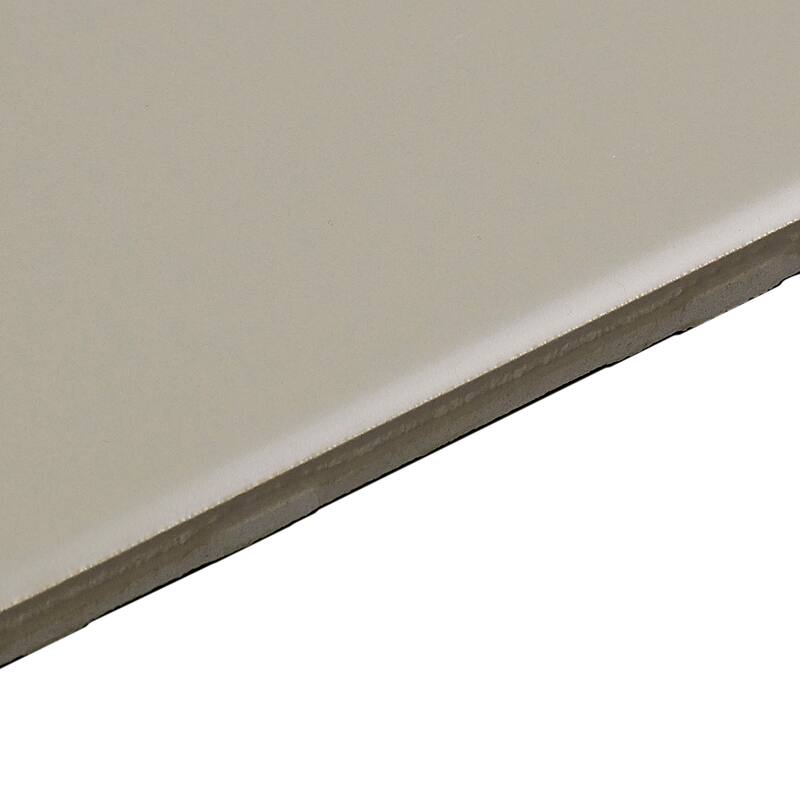 Sophisticated 4x8-inch Glazed Ceramic Field Tile in Matte Urban Putty - 4x8