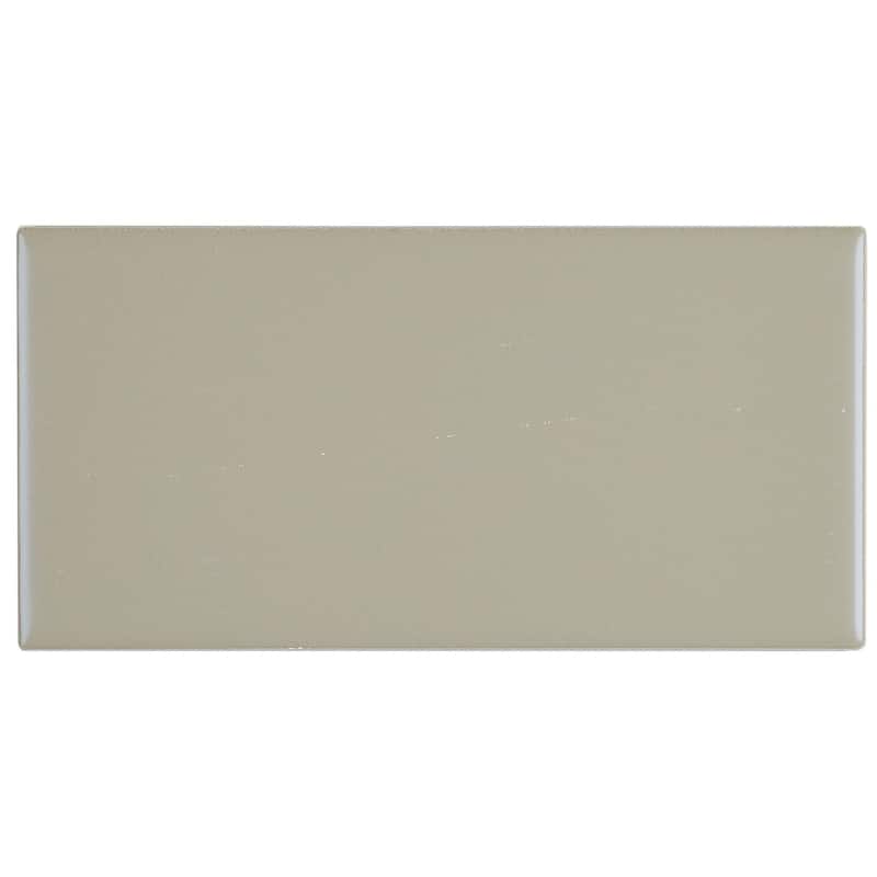 Classic Ceramic 3x6-inch Wall Tile in Matte Architectural Gray - 3x6