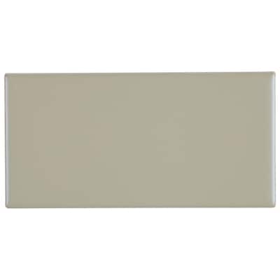 Classic Ceramic 3x6-inch Wall Tile in Matte Architectural Gray - 3x6