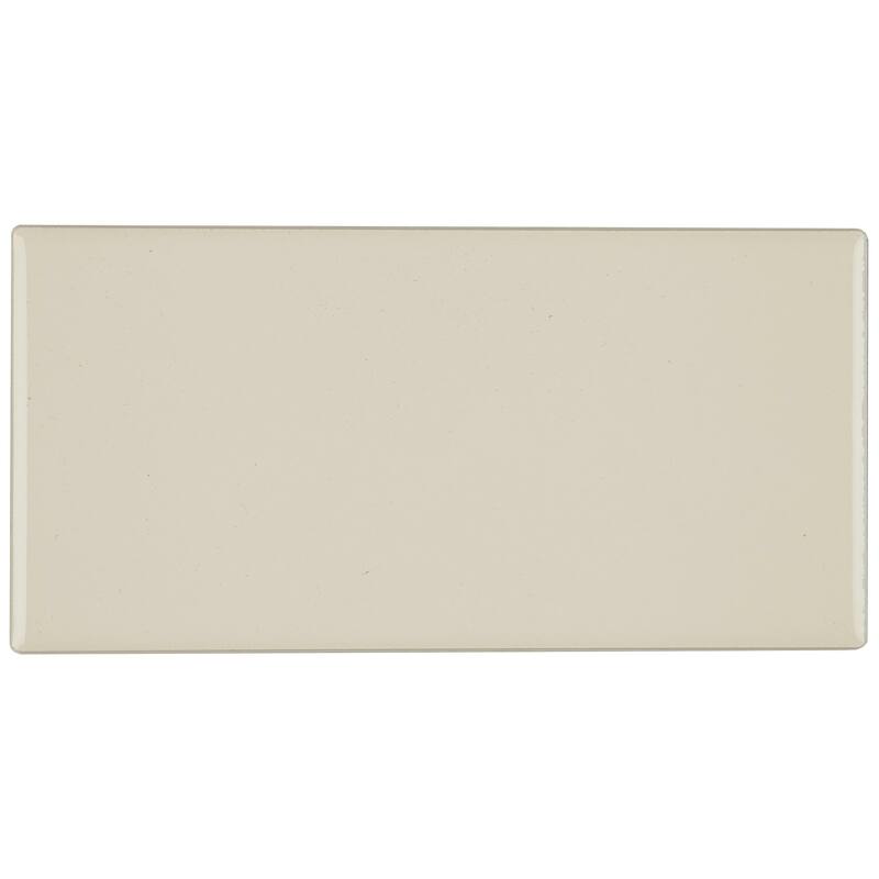 Classic Ceramic 3x6-inch Wall Tile in Almond - 3x6