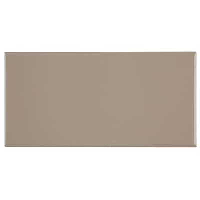 Sophisticated 4x8-inch Glazed Ceramic Field Tile in Urban Putty - 4x8