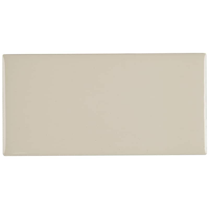 Classic Ceramic 3x6-inch Wall Tile in Urban Putty - 3x6