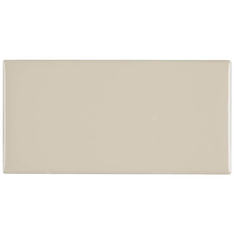 Classic Ceramic 3x6-inch Wall Tile in Urban Putty - 3x6