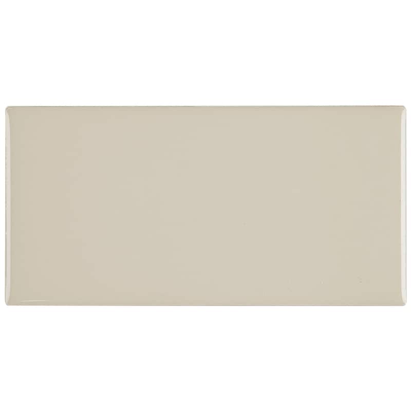 Classic Ceramic 3x6-inch Wall Tile in Urban Putty - 3x6