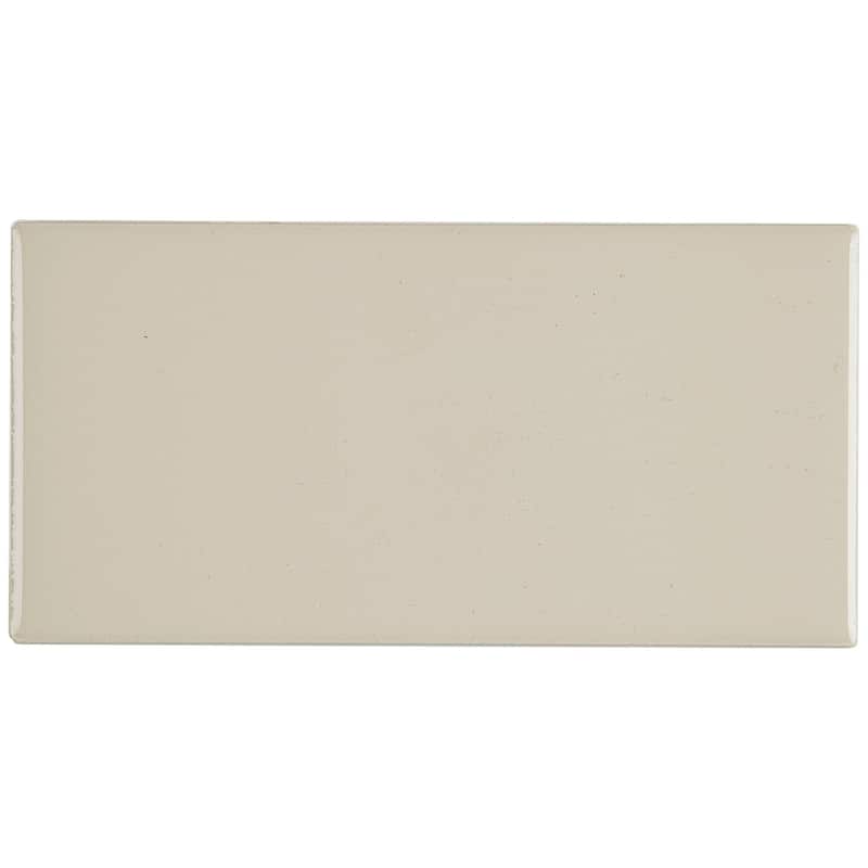 Classic Ceramic 3x6-inch Wall Tile in Urban Putty - 3x6
